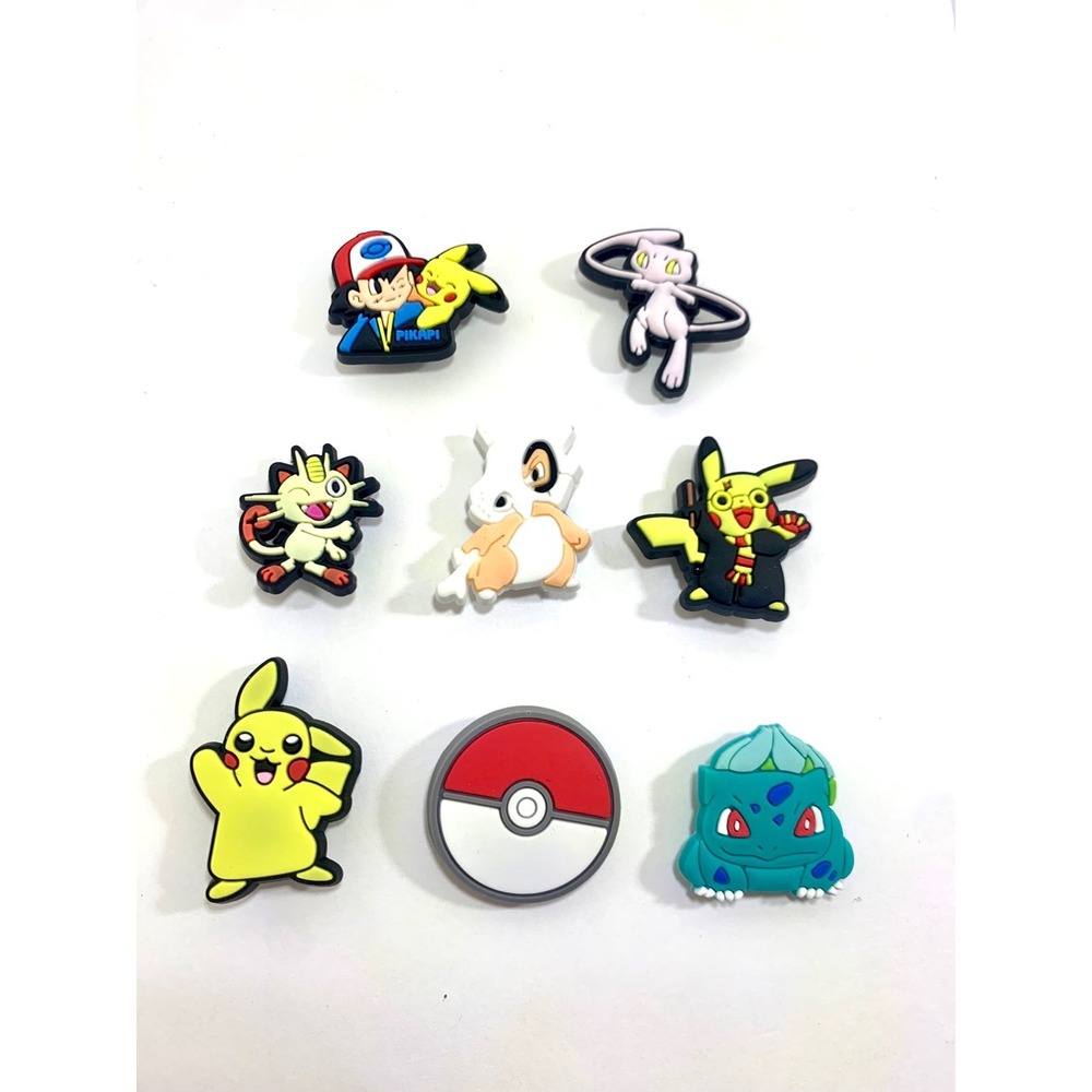 Pokémon, anime, shoe charm collection lot of 8